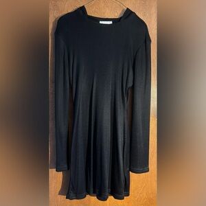 Vintage Ton Clothing Black Hooded Rave Dress 1994/95